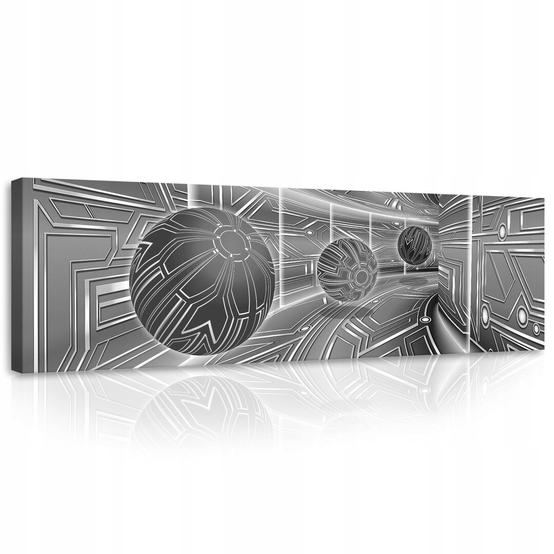 Obraz 145x45 Geometrický tunel Dekor v moderním stylu Abstrakce pro kancelář