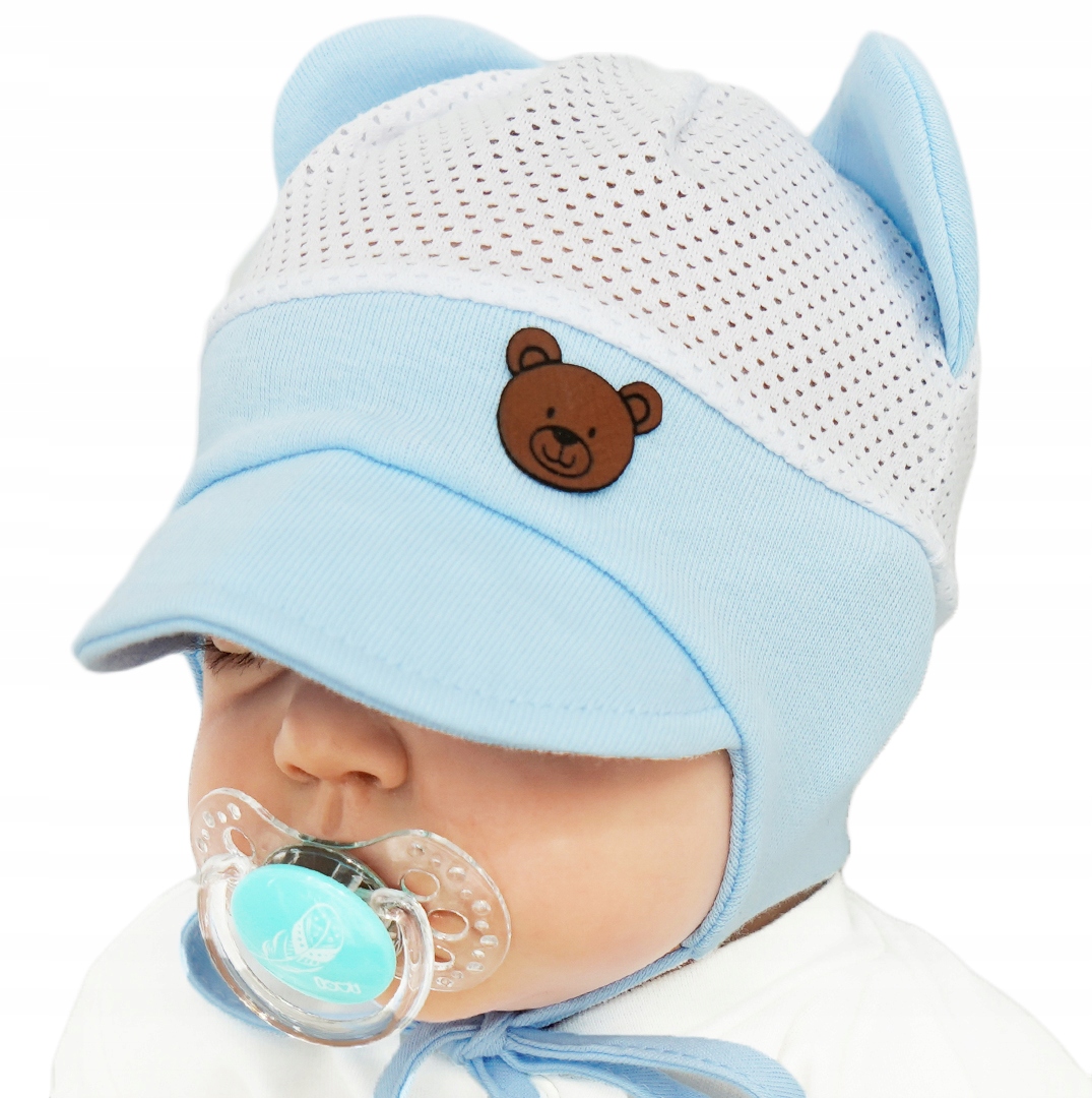 CZAPKA Misio przeciw poceniu r.42-44 lato błękit