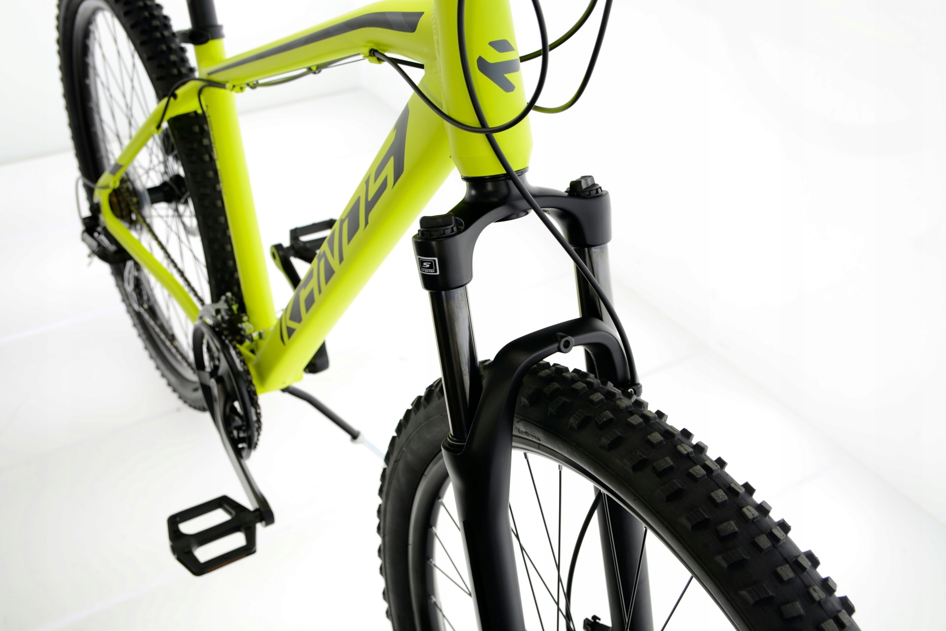 Rower górski 27,5 Kands Mercury R17 2XT Altus seledynowy hydr 2024 Kolor żółty