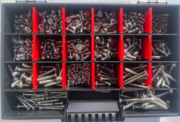 Zestaw wkrętów Torx Tx A2 496szt. (17)