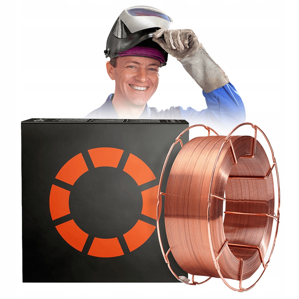 Svařovací drát Tysweld 0,8 mm SG2 Qba Pro měděný 15 kg nerezový