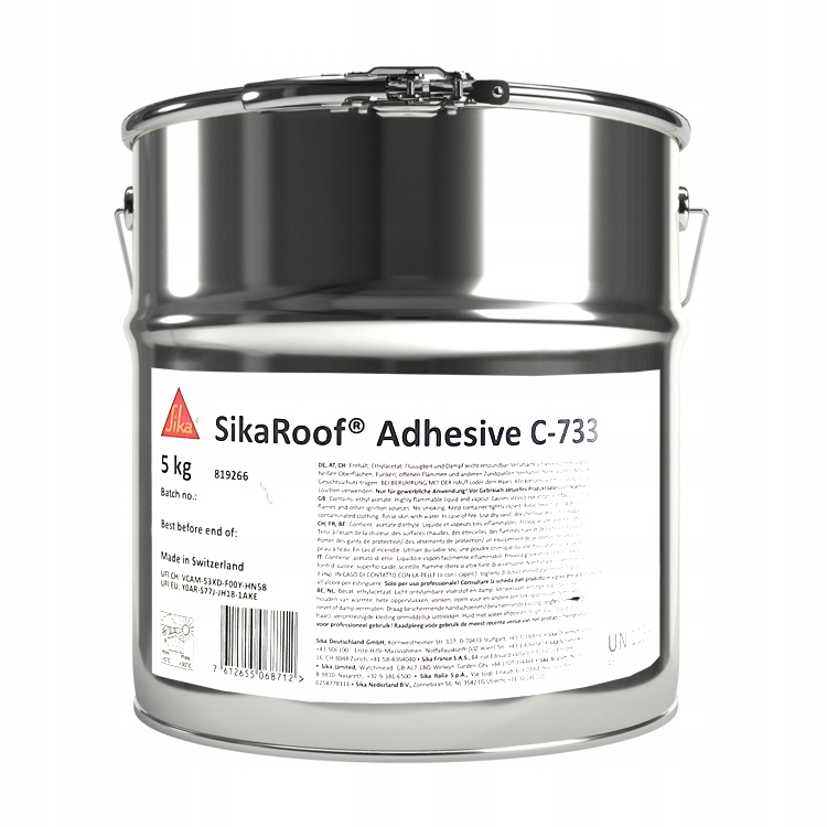 Sika Roof Adhesive C-733 klej kontaktowy do membran dachowych Sikaplan Pvc