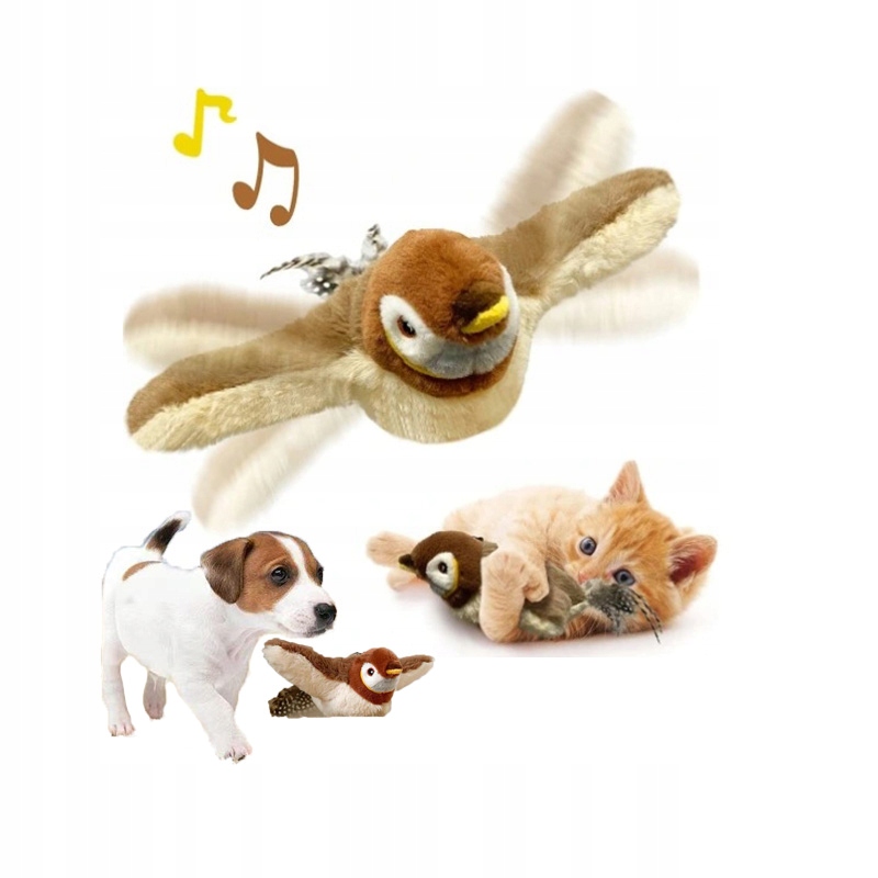 Levně Hračka Pro Kočky Kolibřík Pohyblivý Pták