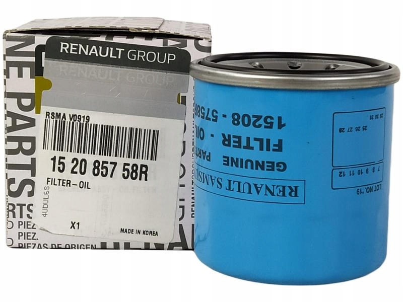 

Oe Renault Filtr Oleju 152085758R
