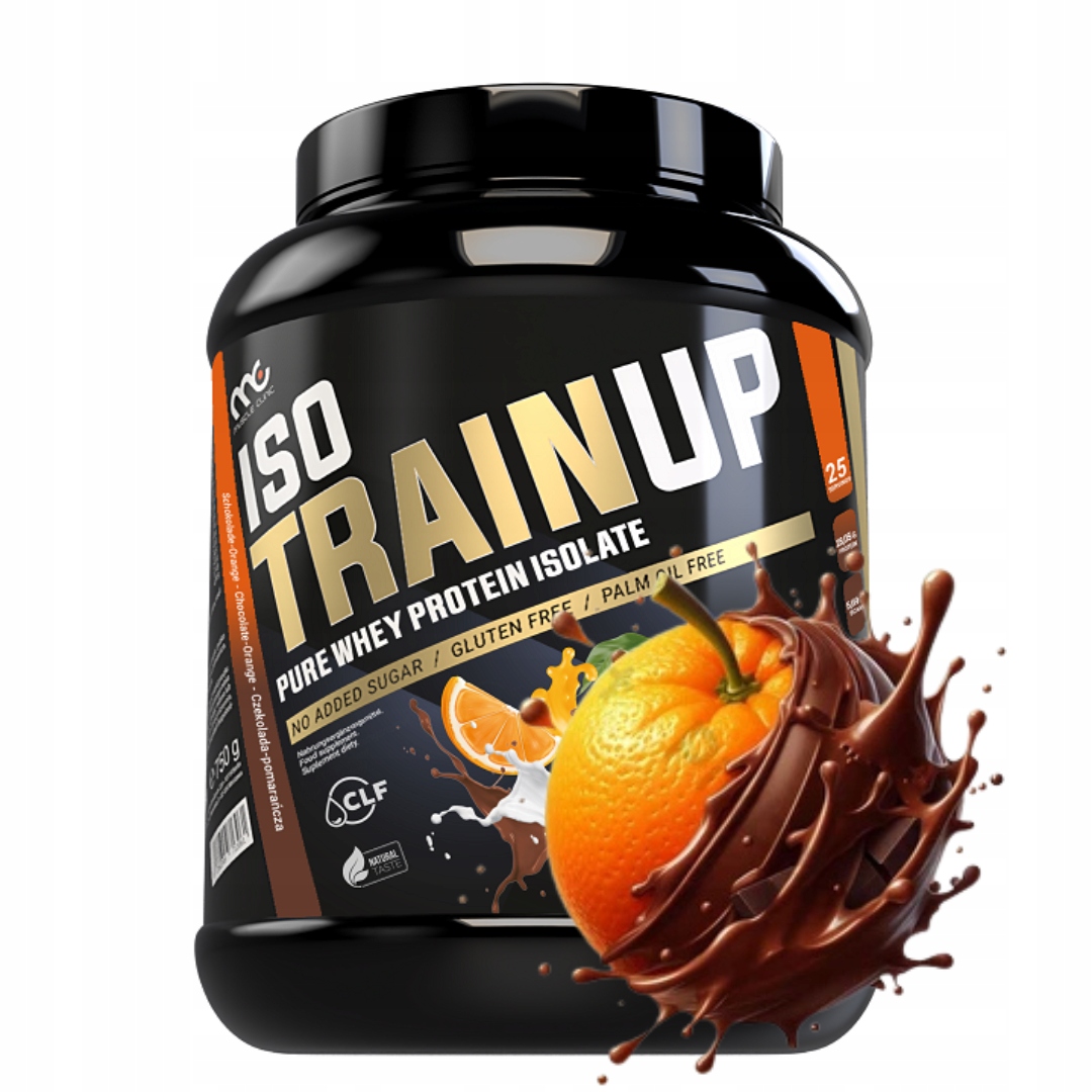 Muscle Clinic Iso Train Up 2250 g Wpi proteinový izolát čokoláda – pomeranč