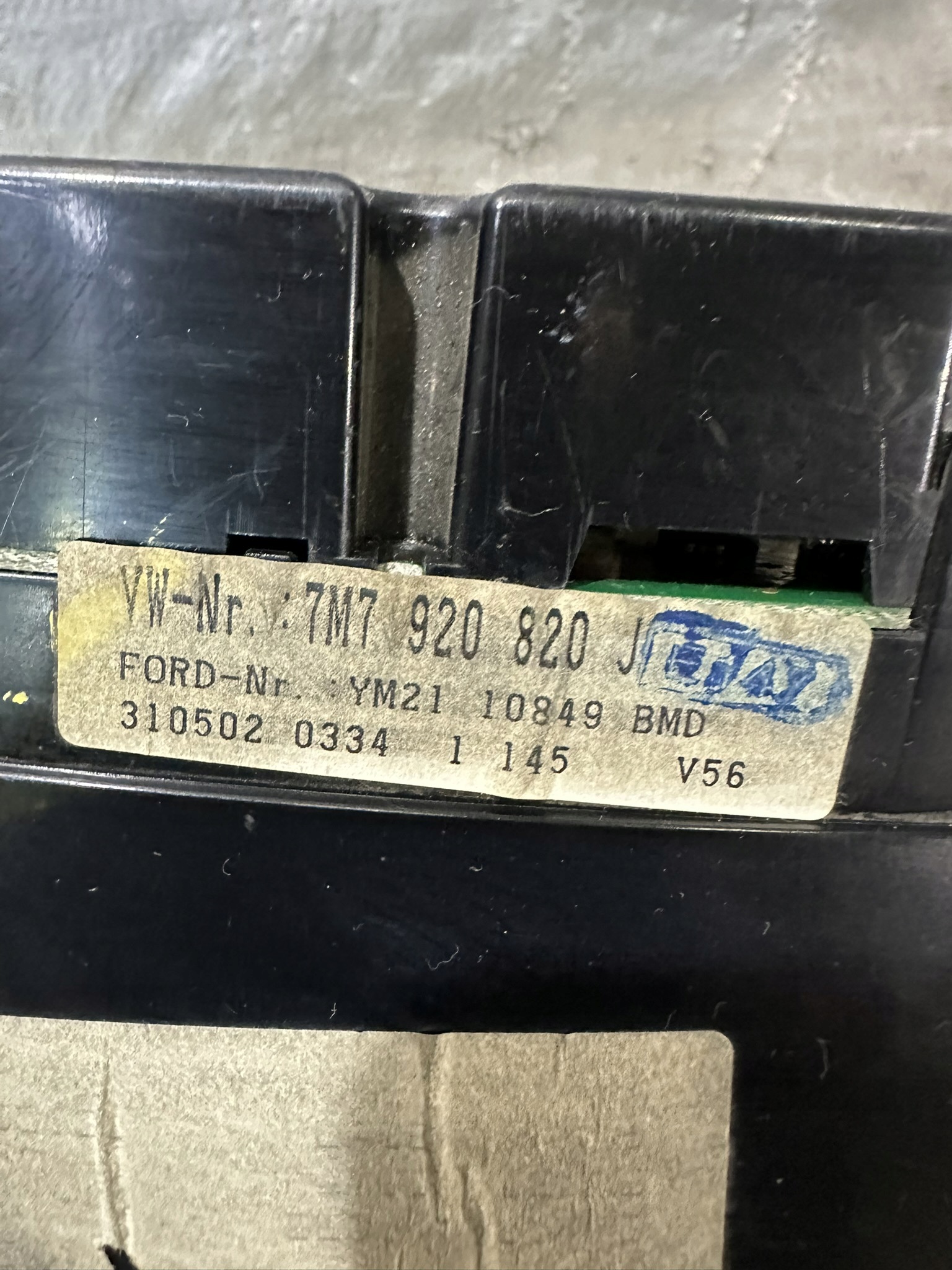dials SEAT ALHAMBRA 1.9TDI 7M7920820J