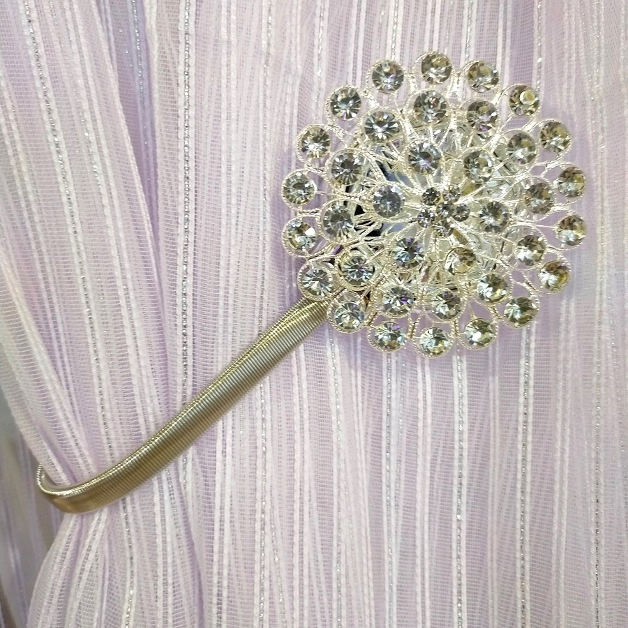 

Spinka Klamra Upinacz na magnes do firan Cyrkonie