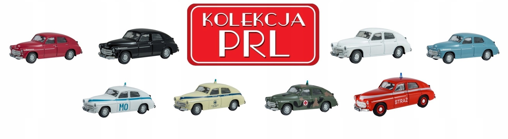 KOLEKCJA PRL AUTO METAL MODEL WARSZAWA M-20 STRAŻ Kod producenta B-250