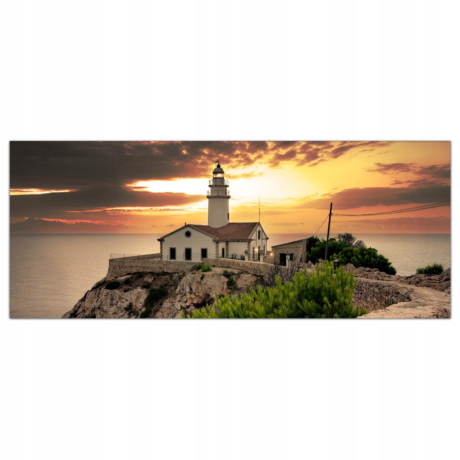 

Obraz na szkle Foto Latarnia Morska Morze 125x50