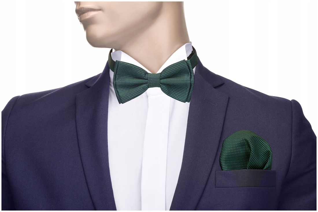 

Muszka + Poszetka Męska Koszuli Żakardowa Greg e14