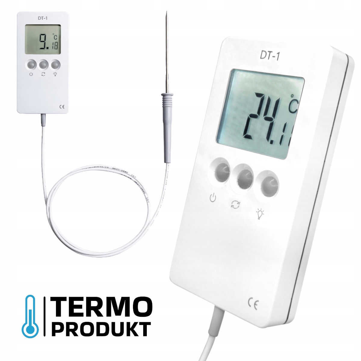 Profesionální digitální teploměr se sondou DT-1