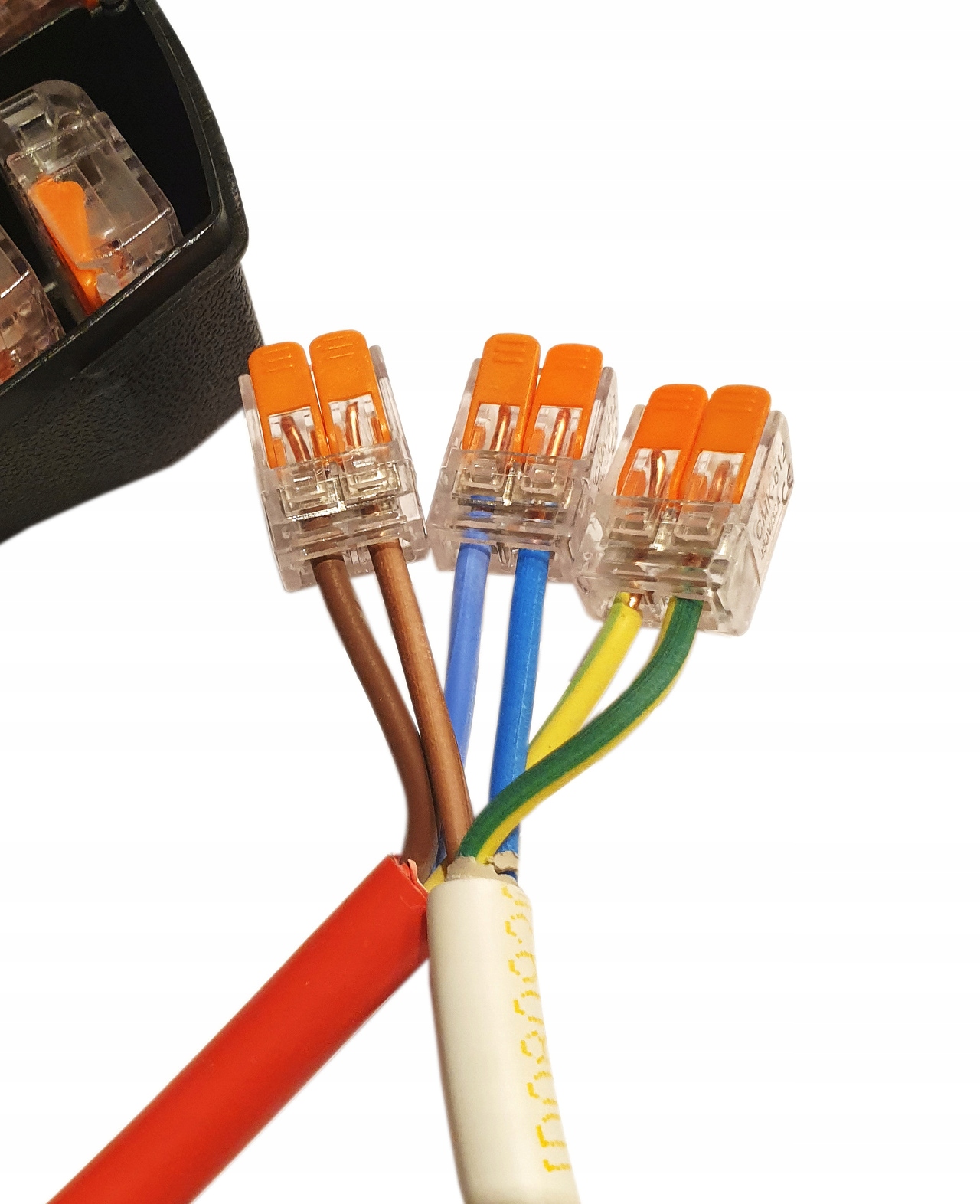 Zestaw złączek Wago, końcówek i konektorów 565 szt Stan opakowania oryginalne