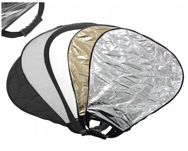 BLENDA FOTO TRÓJKĄTNA 5w1 60cm FUTERAŁ RĄCZKA