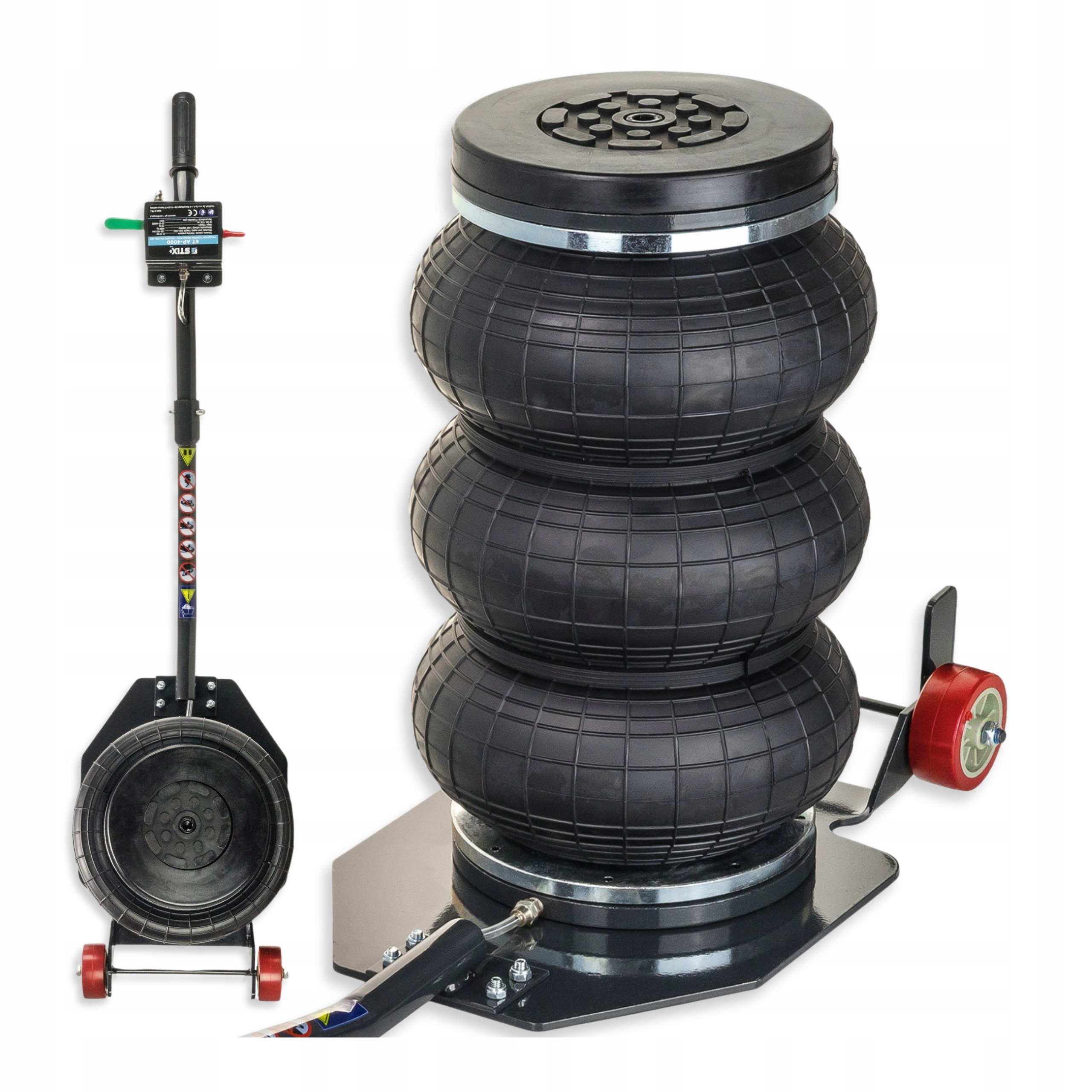 Zdvihák 15 cm <>40 cm pneumatický Vankúšový Zdvihák automobilový Vankúš 4T Stix