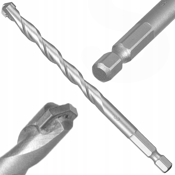 

Wiertło do Wkrętarki 8.0 mm Betonu Metalu Gresu