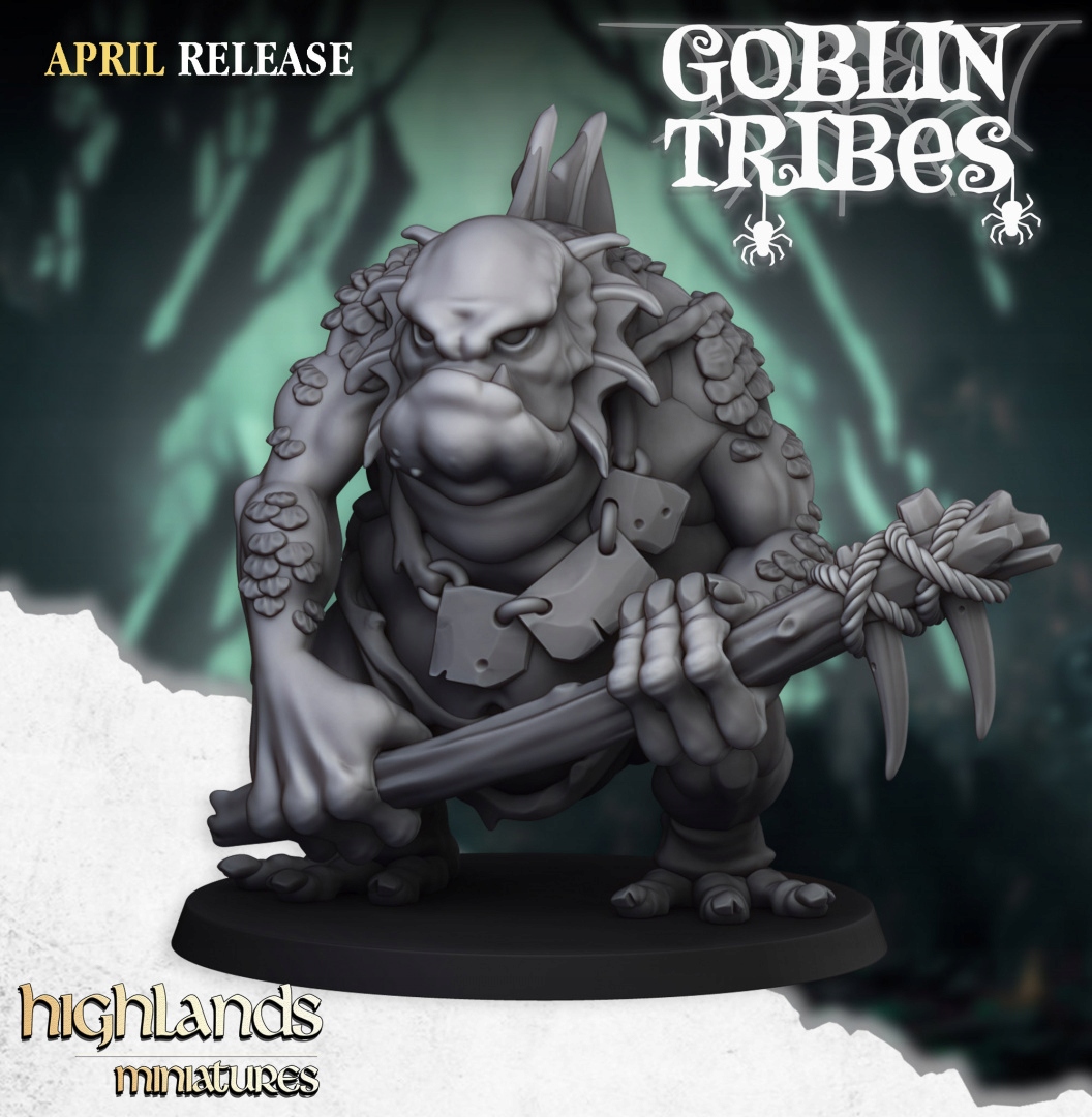 Swamp Troll #3 - Highlands Miniatures - Druk 3D Nazwa Swamp Troll #3 - Highlands Miniatures - Druk 3D - Model#3