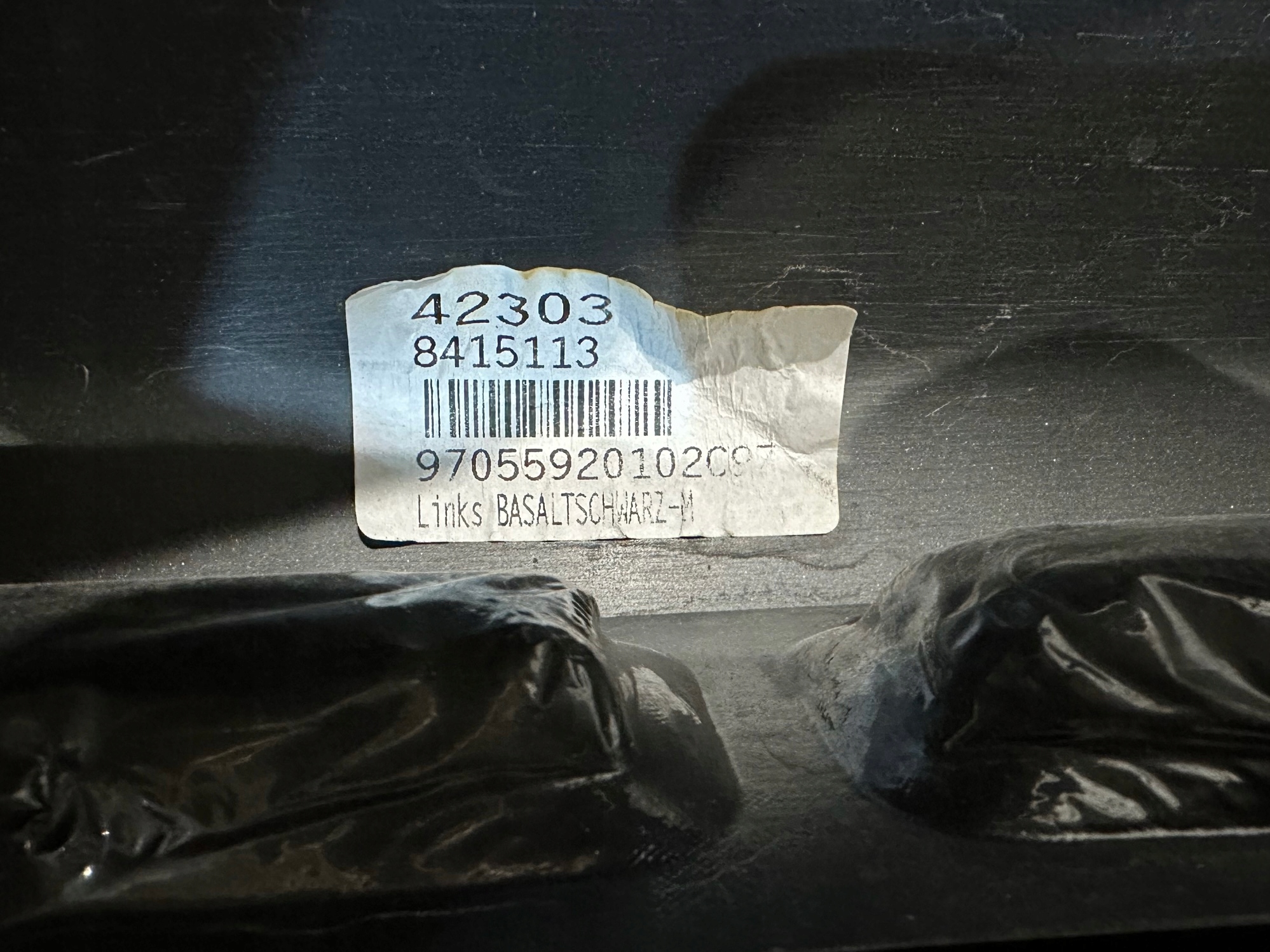 PORSCHE PANAMERA 970 moulding threshold LH 97055950100 970559501