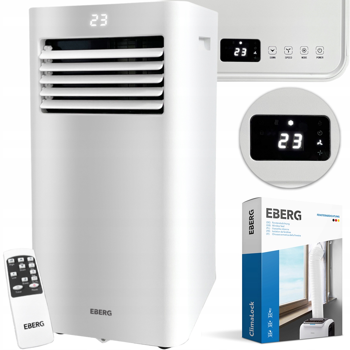 Портативний кондиціонер EBERG RIO 3kW 3in1 ClimaLock