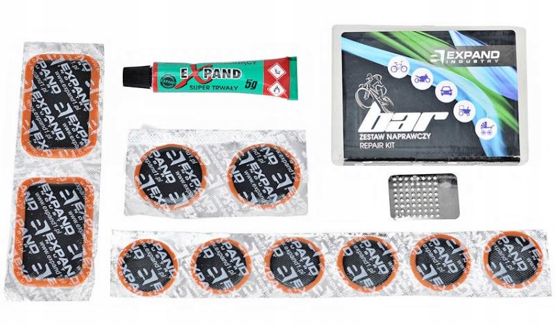 Łatki do dętek Expand BAR zestaw