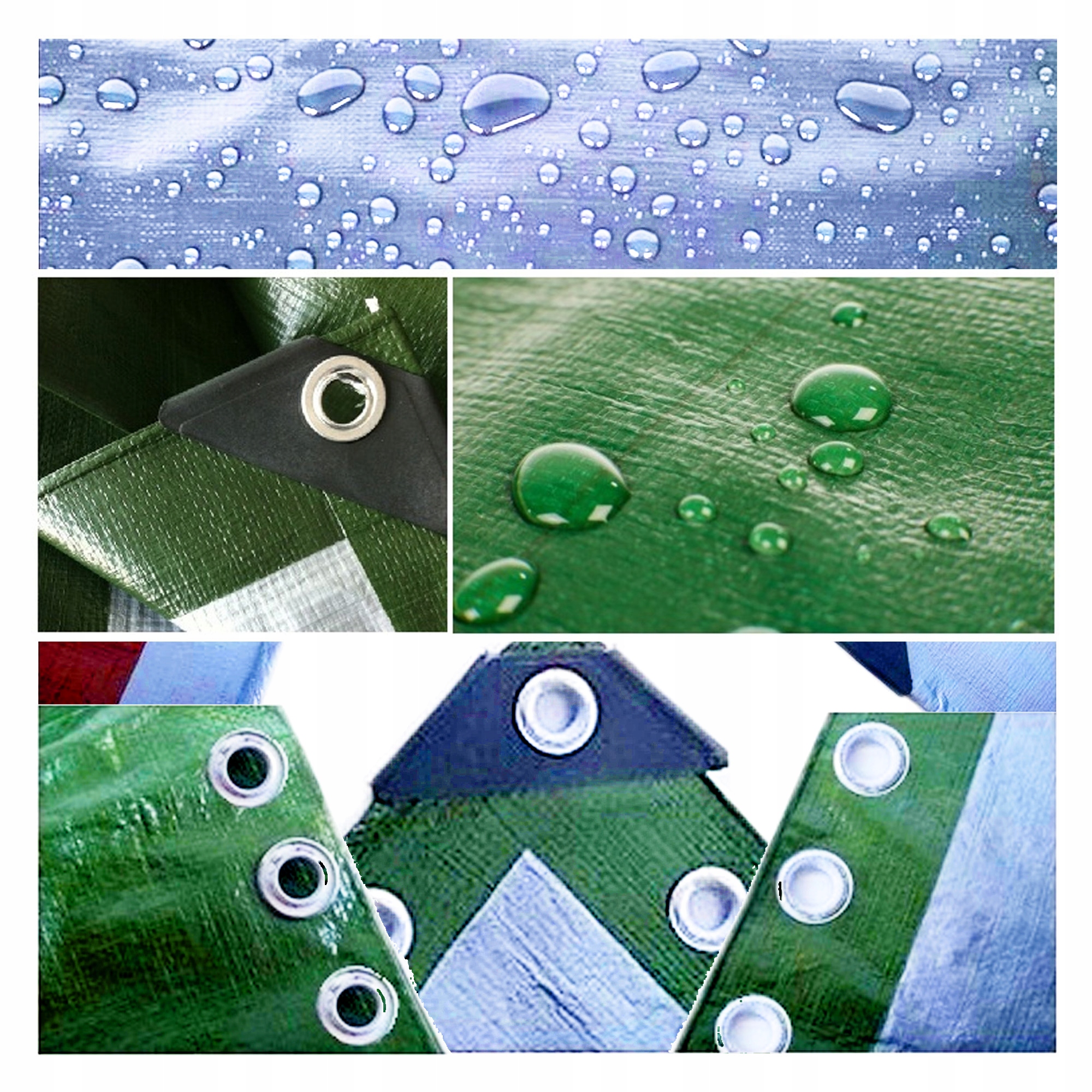 Plandeka wzmacniana 6x10 260g MROZOODPORNA UV Długość 10 m