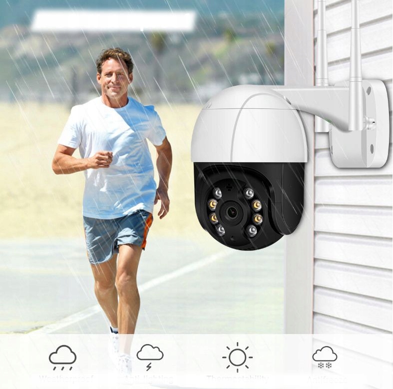 KAMERA OBROTOWA ZEWNĘTRZNA FULL HD Dostępna karta TF Model A-0208