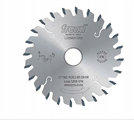 Freud Podcinak Trapezowy Tarcza Do Płyt Wiórowych 125x20 24z LI25M31FA3
