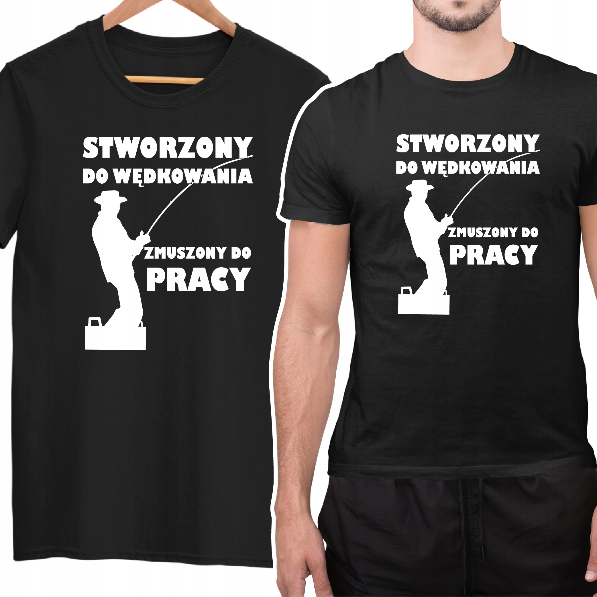 

Koszulka Prezent Wędkarz Stworzony Do Wędkowania