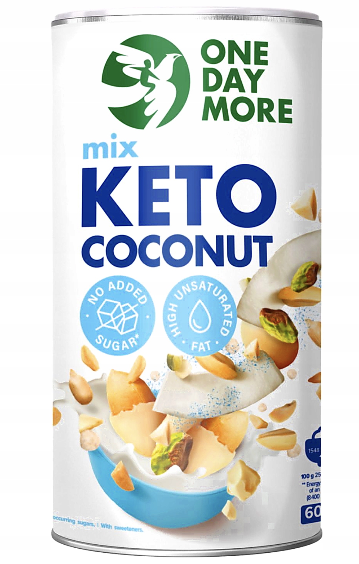 One Day More Mix Keto Coconut Musli kokosowy - TUBA 600g