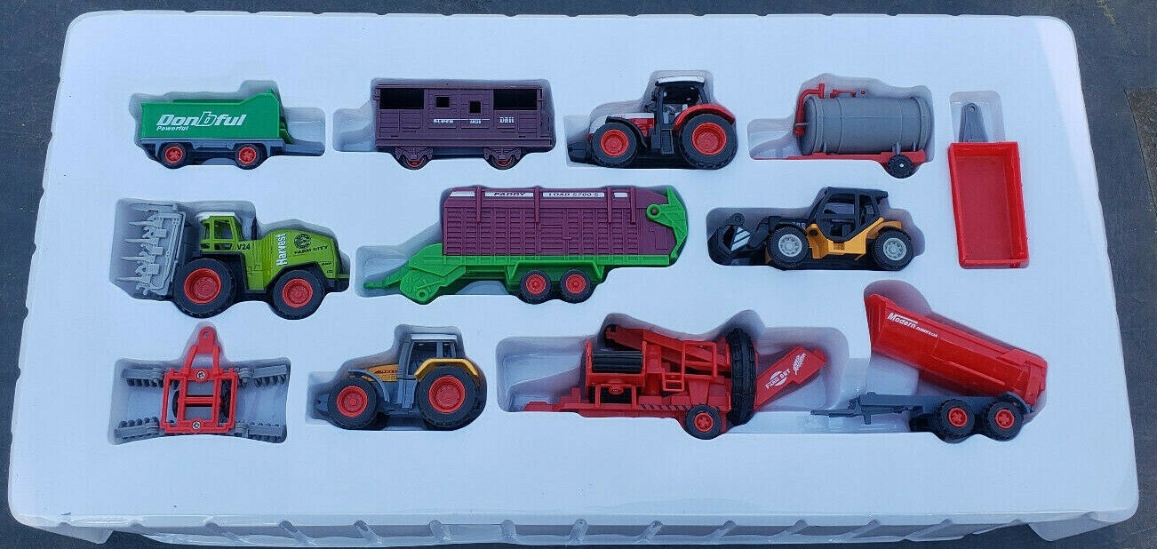 Maszyny Rolnicze Zestaw Traktory Maszyny i Kombajn - Idealne Dla Małych Długość 48 cm