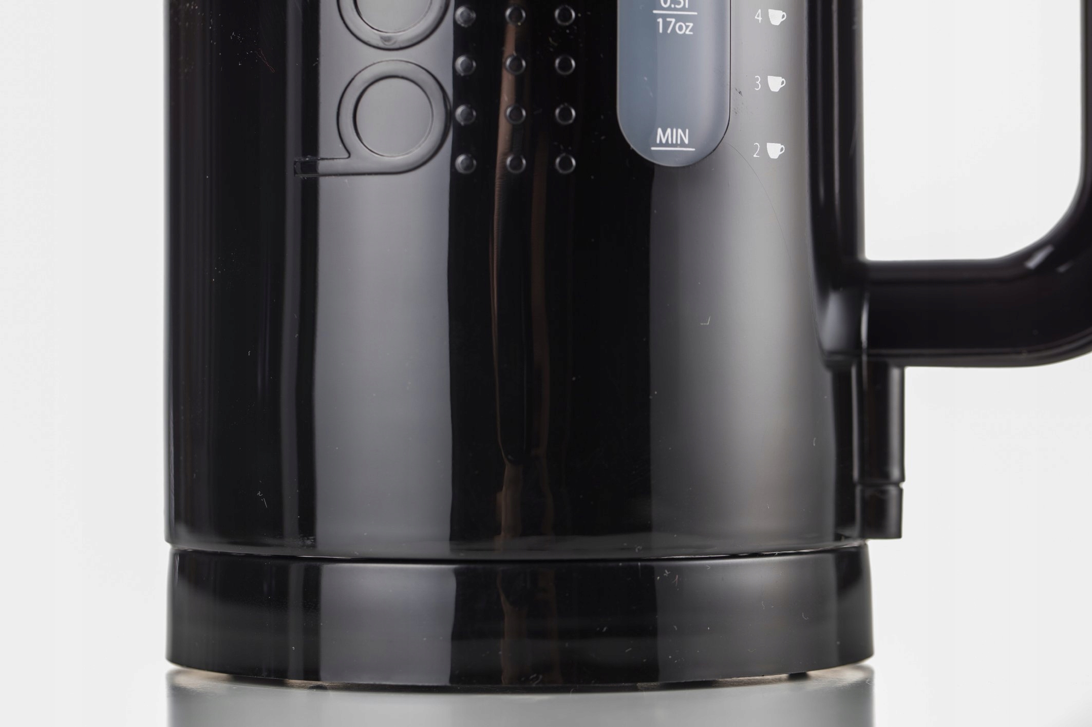 BODUM Bistro Czajnik Elektryczny 2200W 1L Automatyczne Wyłączanie Czarny — miniatura 4