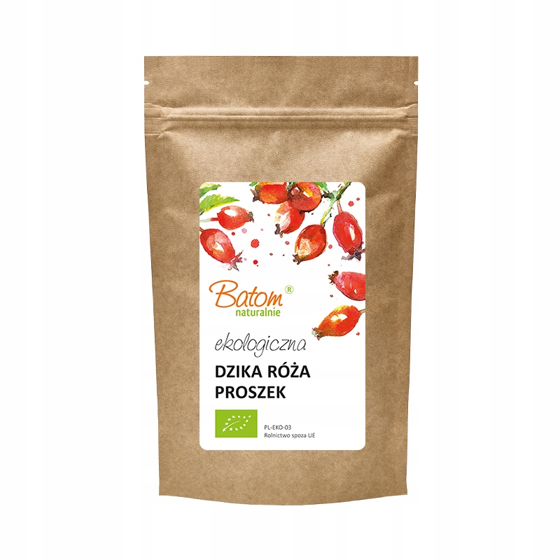 

Ekologiczna Dzika Róża Proszek 100G Batom Bio