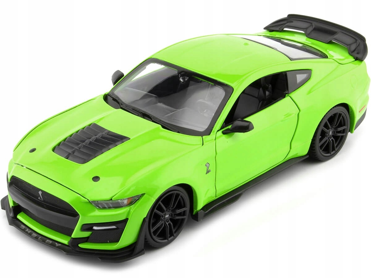 Ford Mustang Shelby GT500 Gt 500 2020 Zelená Maisto 1:24 1/24 31532 Green
