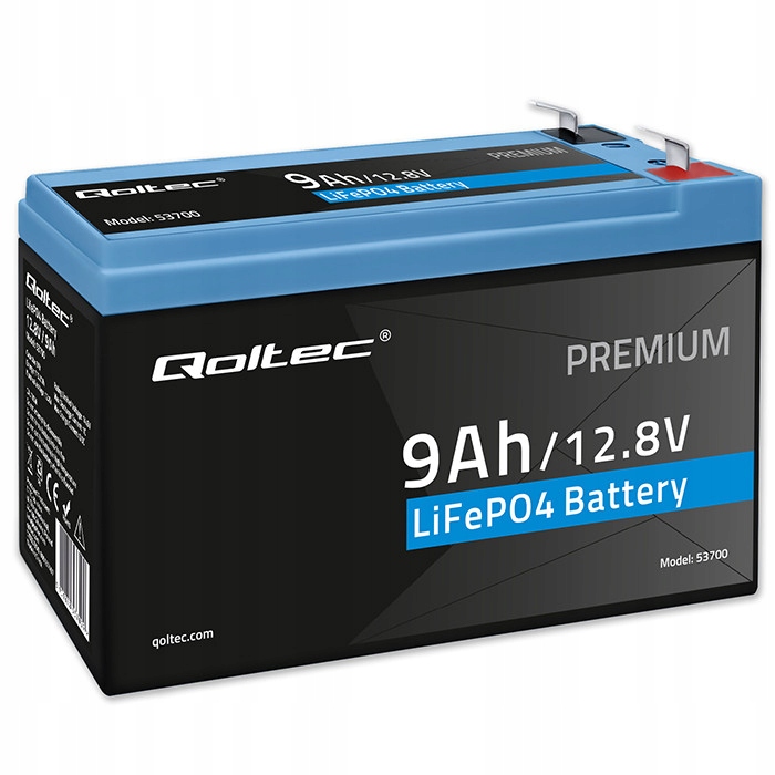 Akumulátor Qoltec LiFePO4 12.8V 9Ah s Bms – energeticky úsporný a výkonný