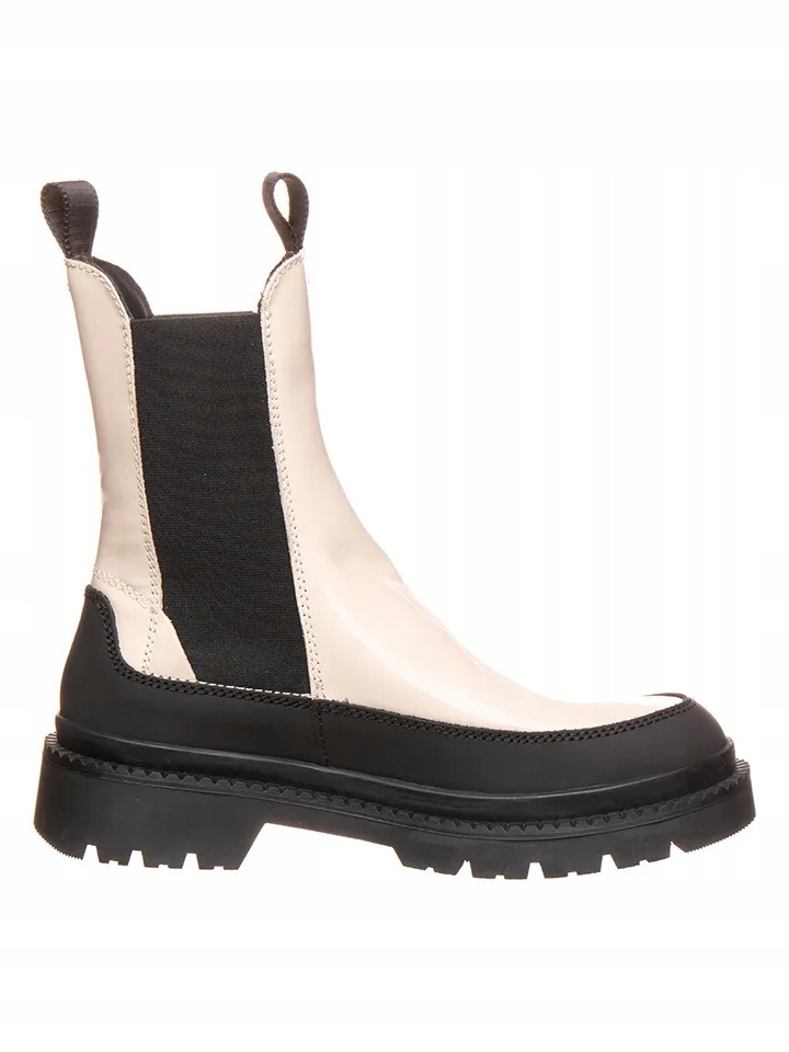Gant Kožené lodičky v černo-béžové barvě Prepnovo vel 40