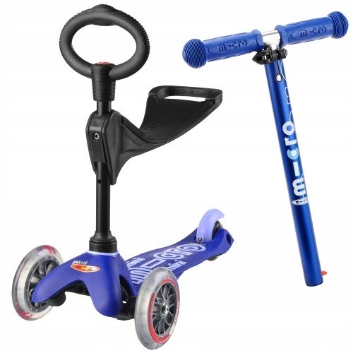 HULAJNOGA MINI MICRO 3 W 1 DELUXE NIEBIESKA Kod producenta MMD014