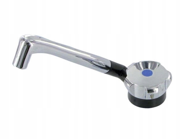 Wylewka kran do przyczepy Comet Novo srebro czarna tylko do zimnej wody