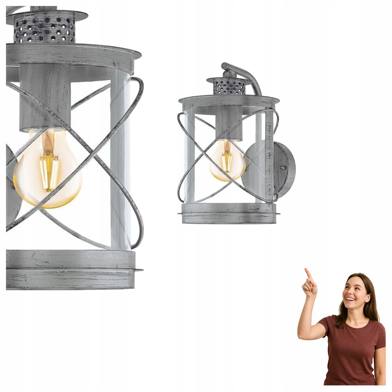 Venkovní nástěnné svítidlo Hilburn 1 94866 Eglo