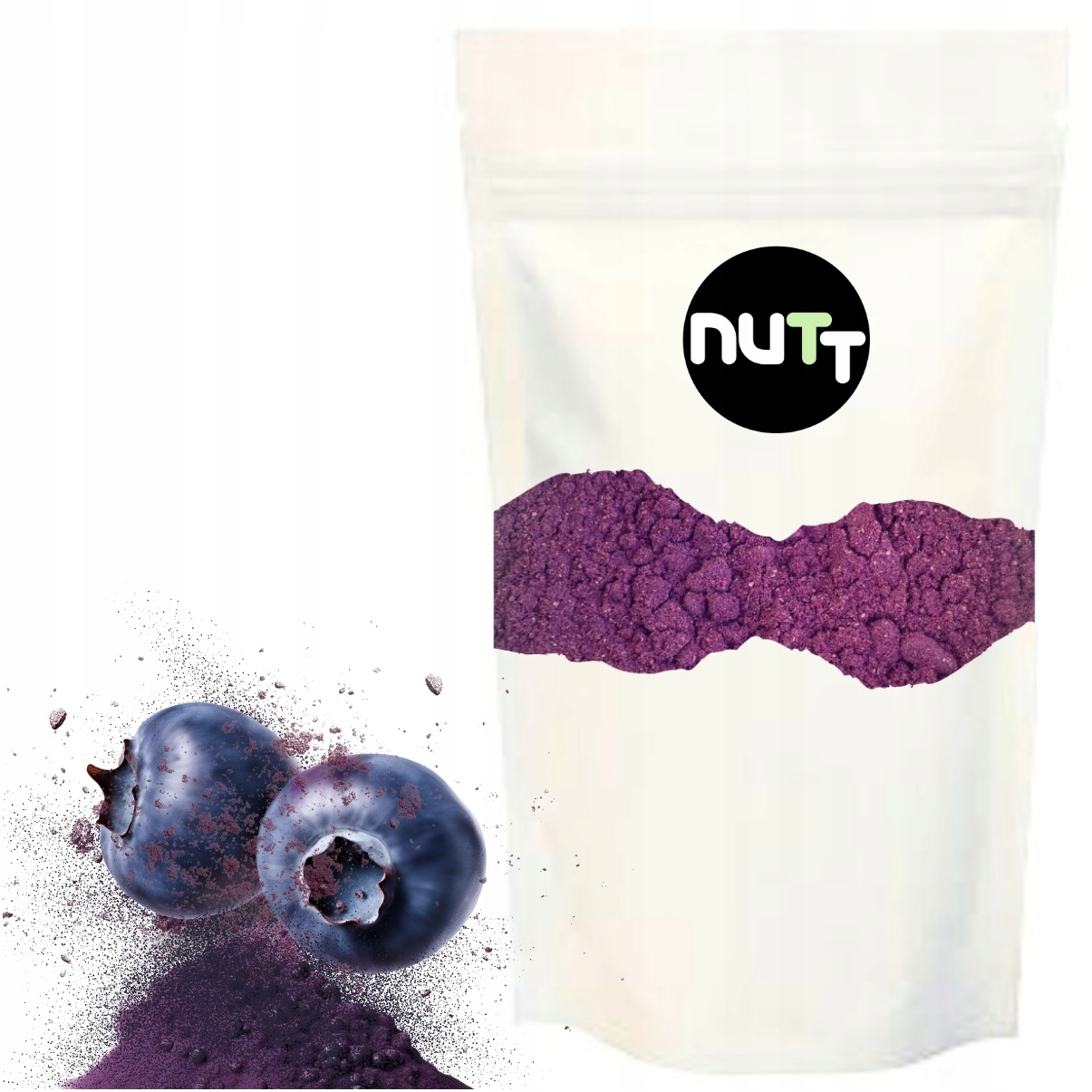 Borówka Liofilizowana Proszek 500g Bardzo drobny Klasa A nutt