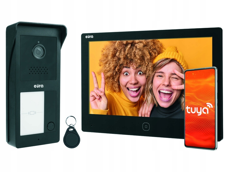 Wideodomofon Eura VDP-49A3-2TY Czarny