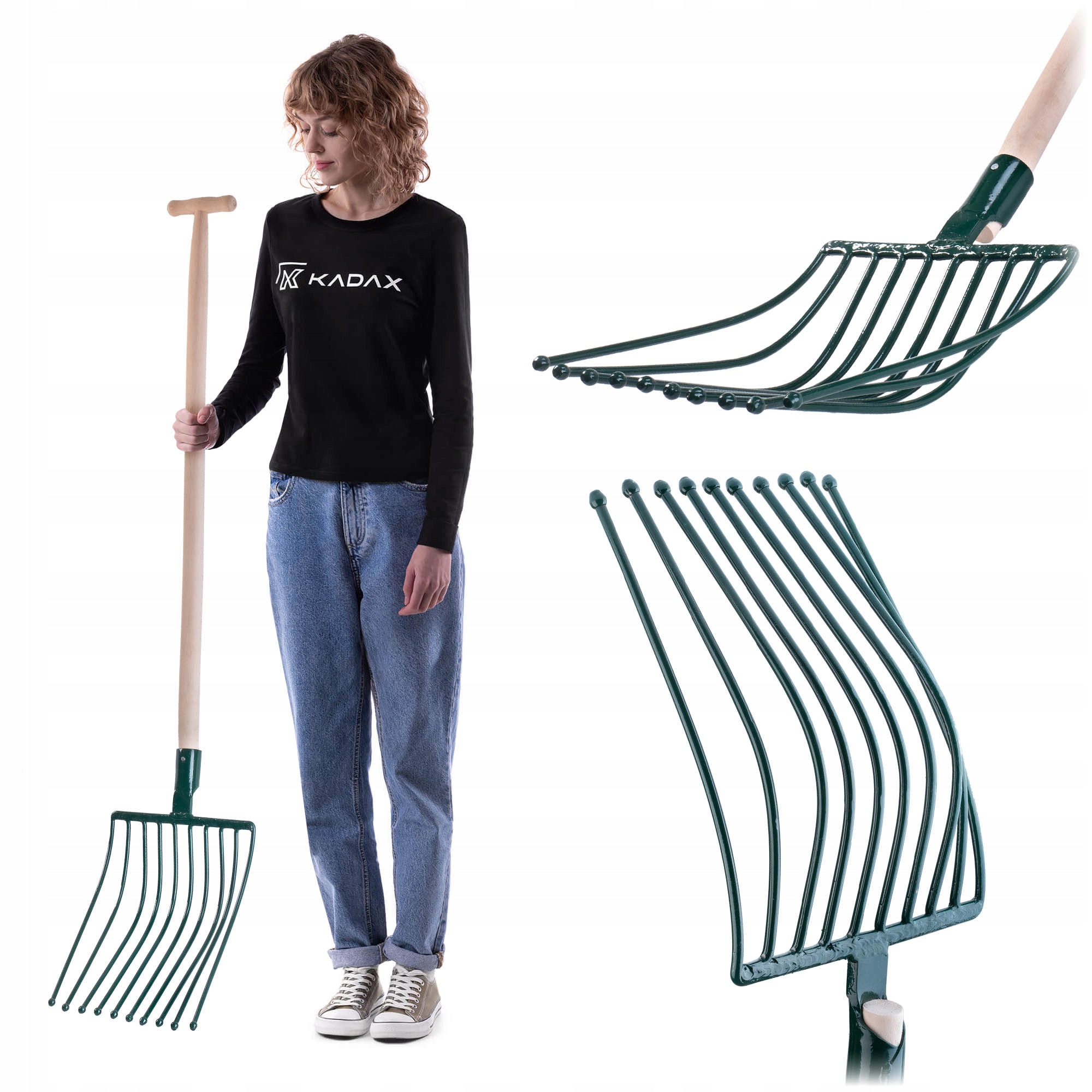 Vidle Gable 10 Zubní Na Brambory Kovové Pevné Široké 138 cm