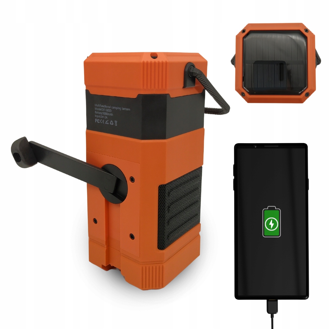 BIVACC MOCNE RADIO BLUETOOTH LED USB POWERBANK 5000mAh 114 FM/DAB+