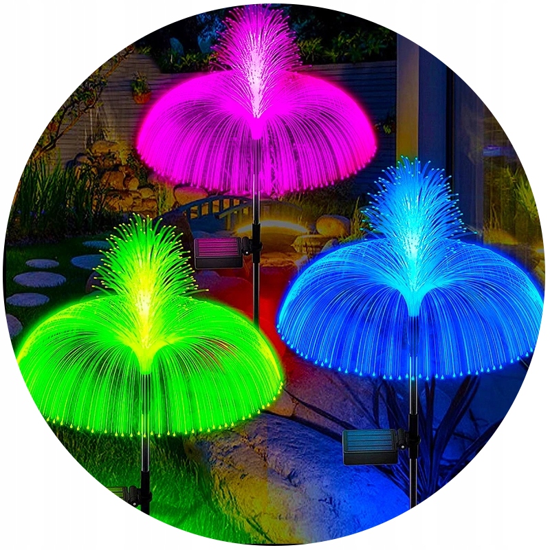 

2 Szt Lampa Solarna Ogrodowa Meduza Lampka
