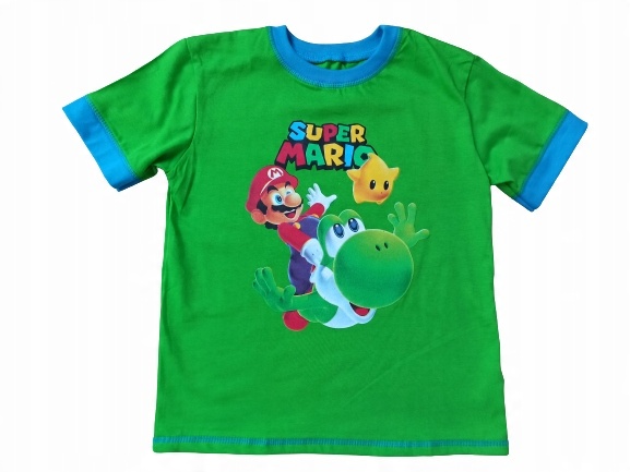 

Bluzka Krótki T-shirt Koszulka 152 Mario