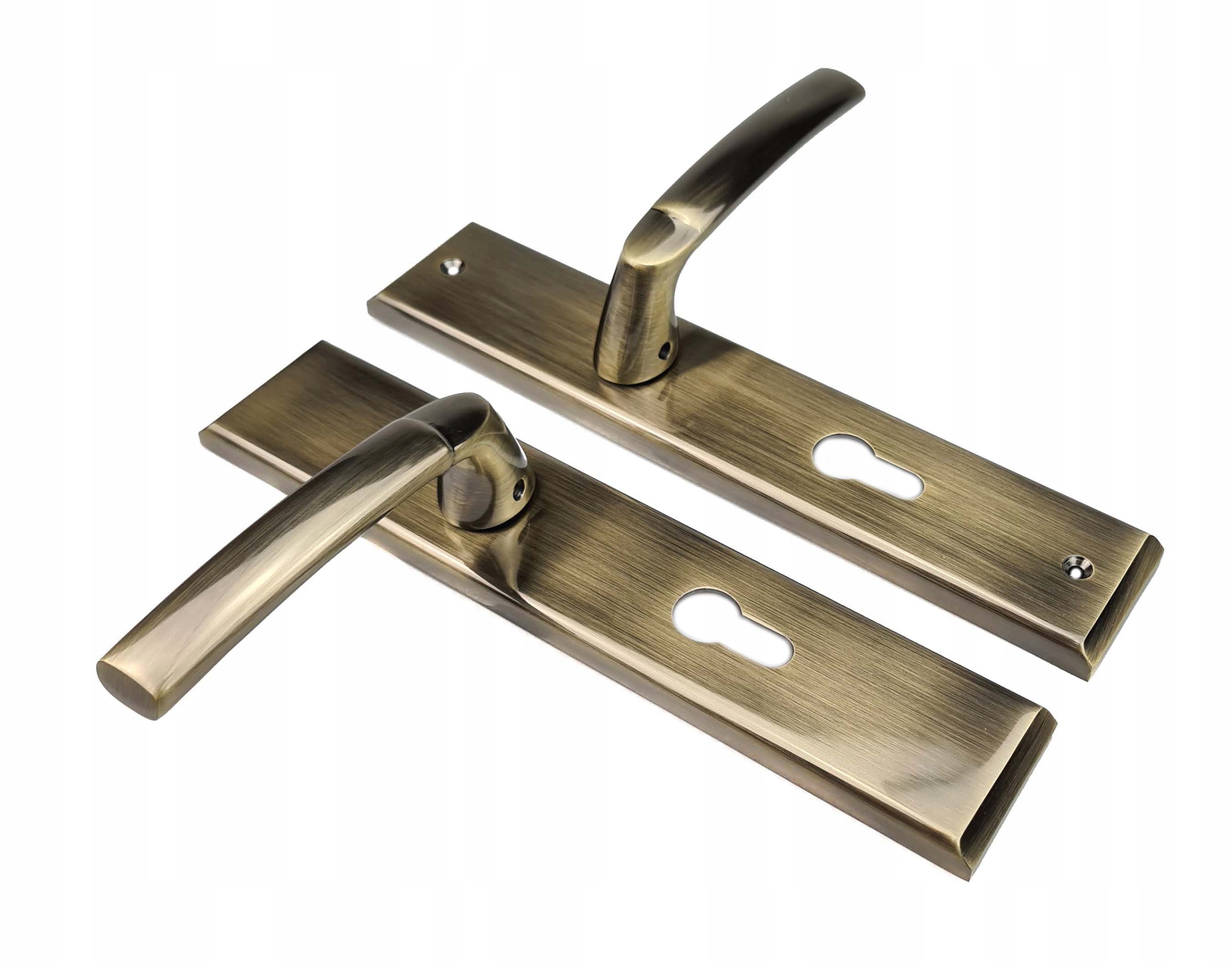 KLAMKA DO DRZWI WEJŚCIOWYCH SPACE 72 WKŁAD PATYNA LEWA Marka Domino