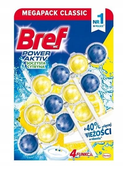 

Zawieszka do Wc kulki Bref Power Active (3) cytryn