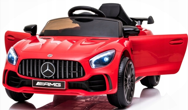 Mercedes Gtr-s Auto Na Akumulator Skóra Pilot Miękkie Koła Eva Samochód