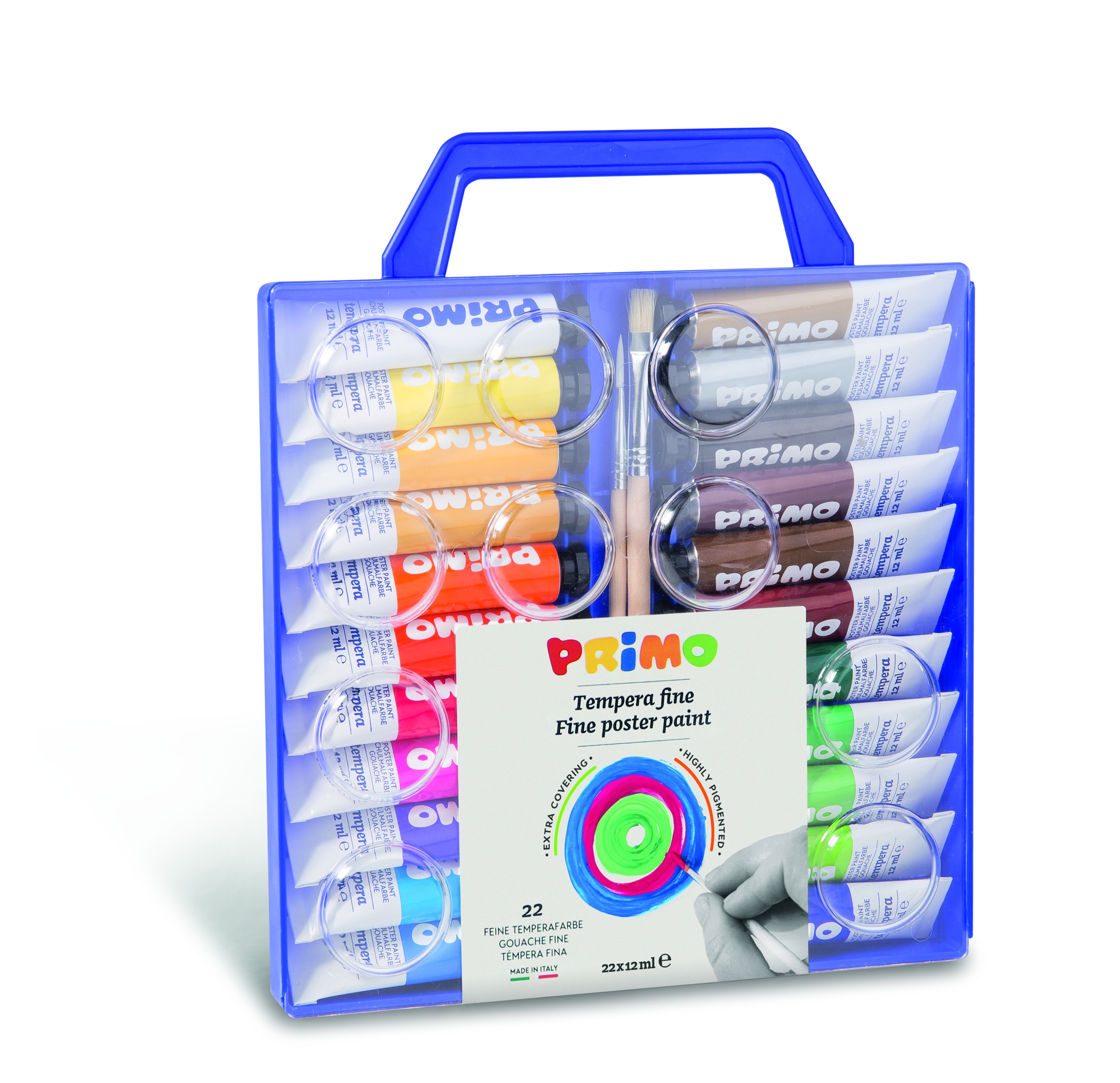 

Walizka z farbami plakatowymi w tubkach 22 x 12 ml