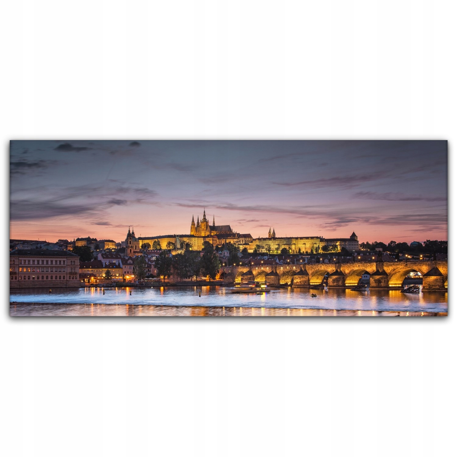 

Canvas na ramie ścienny 125x50 Most Architektura