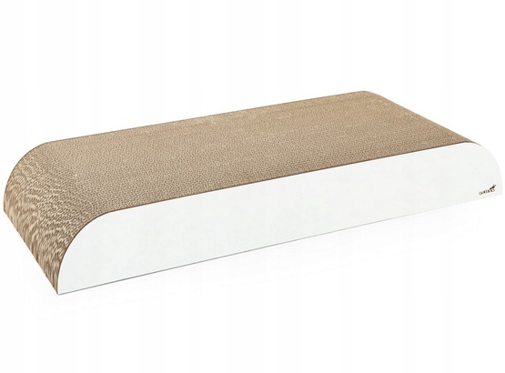 Levně Škrabadlo Pro Kočky Škrabací Sloupek Hračka Dráp Bílý