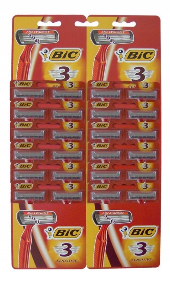Bic 3 Sensitive Holicí strojky 24 ks